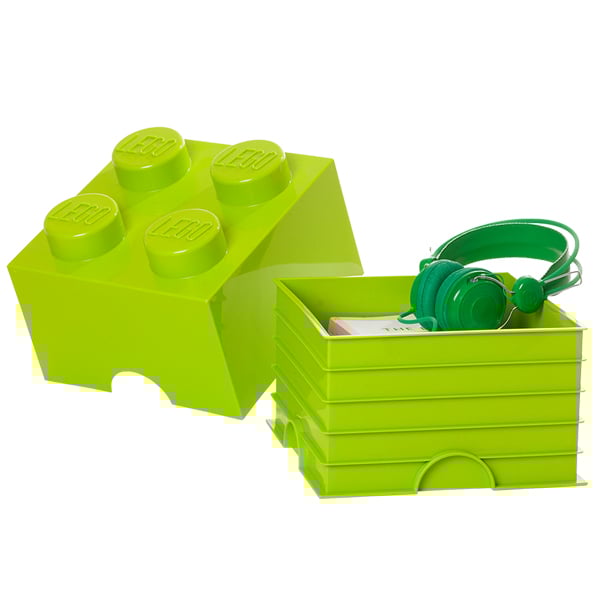 4-Stud Brick Lime Green