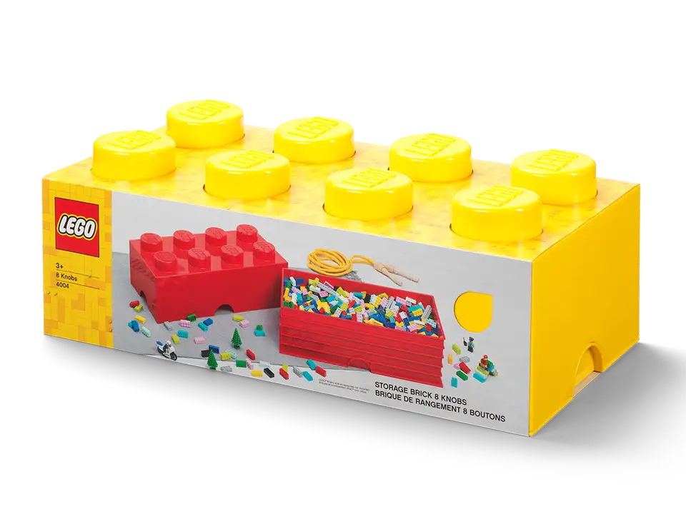 8-Stud Brick Yellow