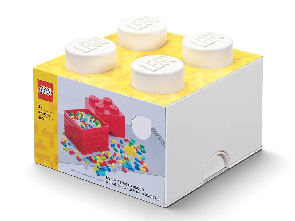 4-Stud Brick White
