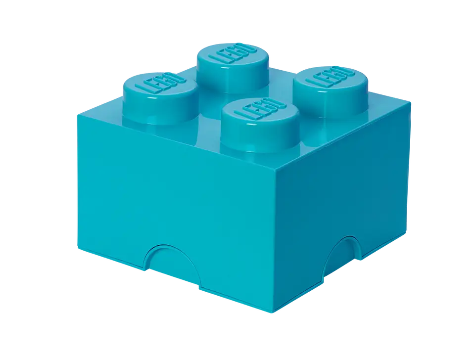 4-Stud Brick Medium Azur