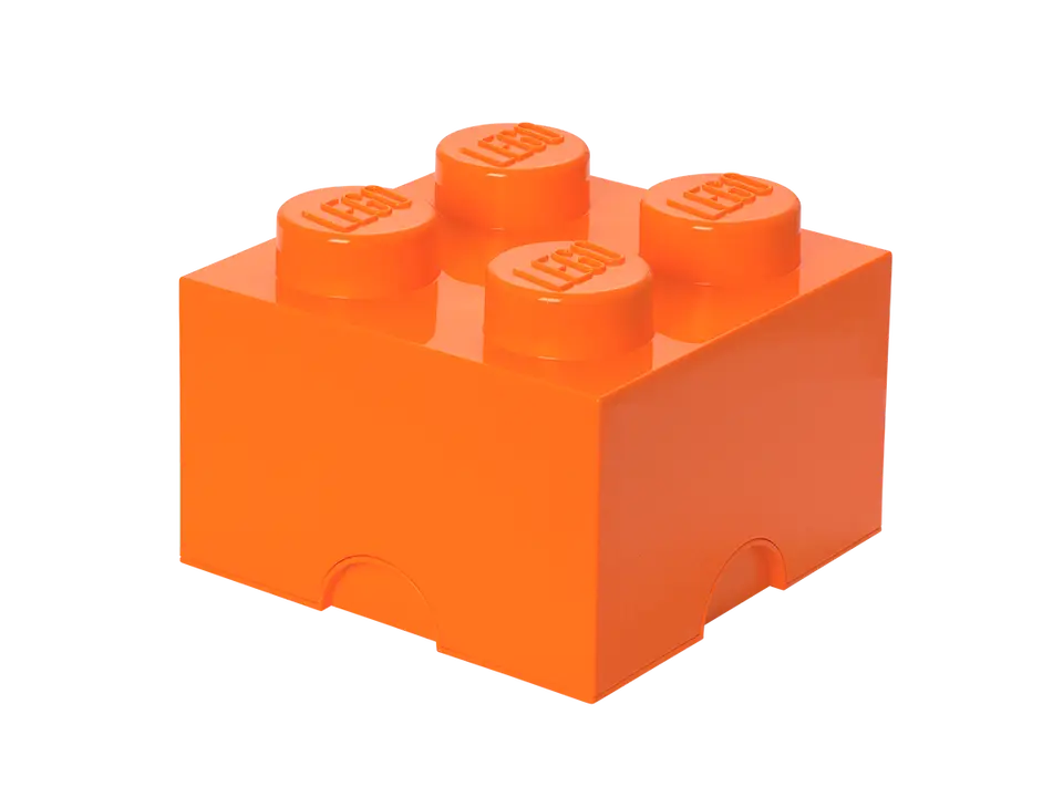 4-Stud Brick Orange