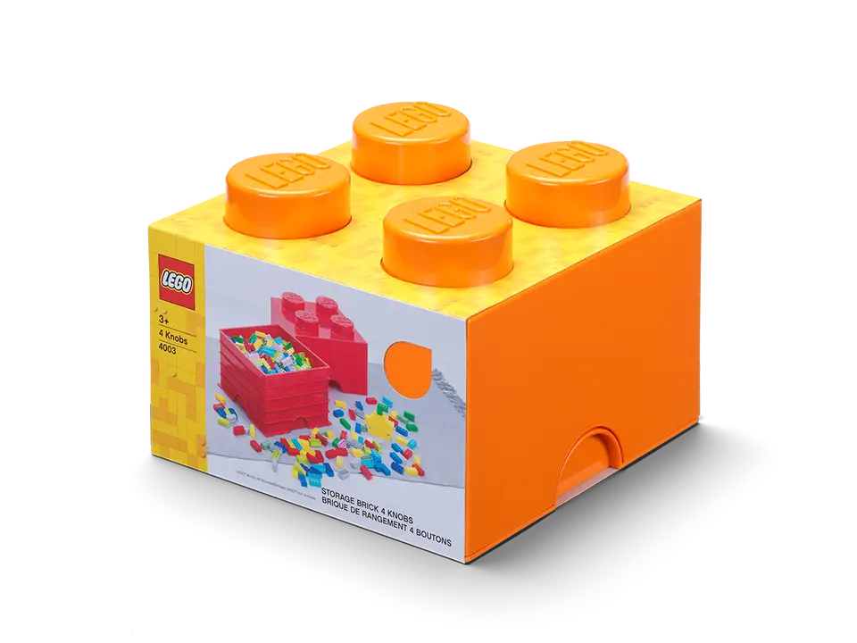 4-Stud Brick Orange