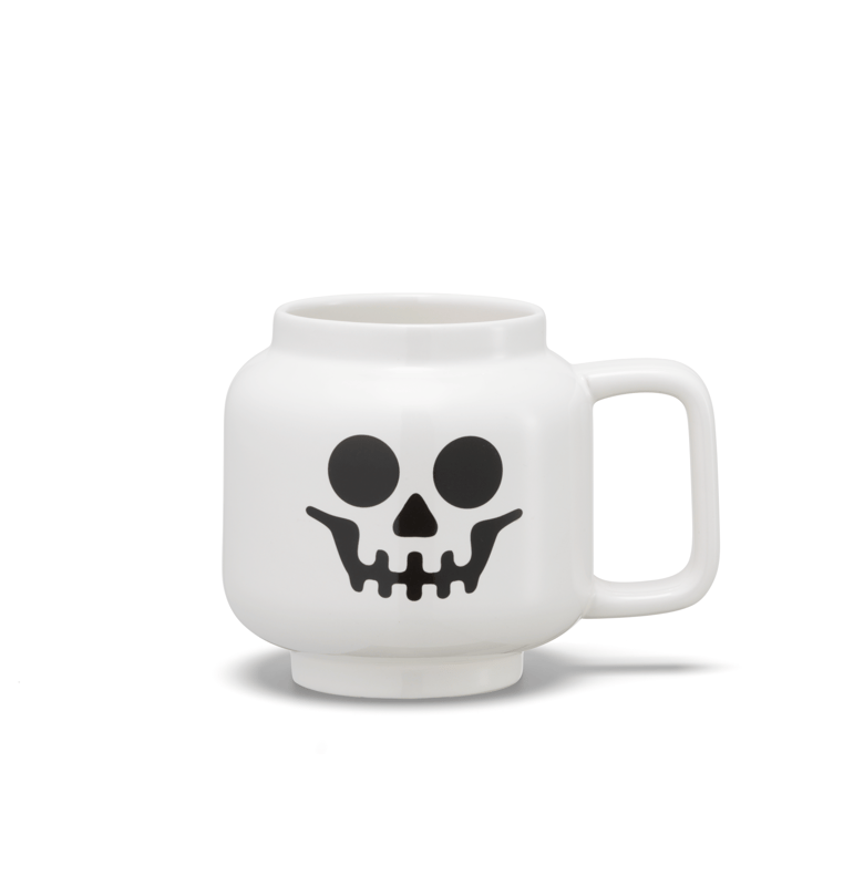 Ceramic Mug Large White - Skeleton