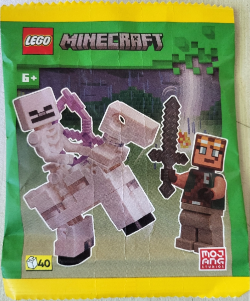 Minecraft Polybag Hero with Skeleton