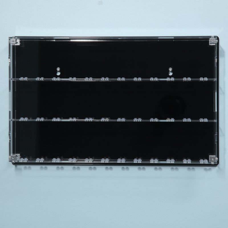 36 Figure Wall Mount Display Case - Black