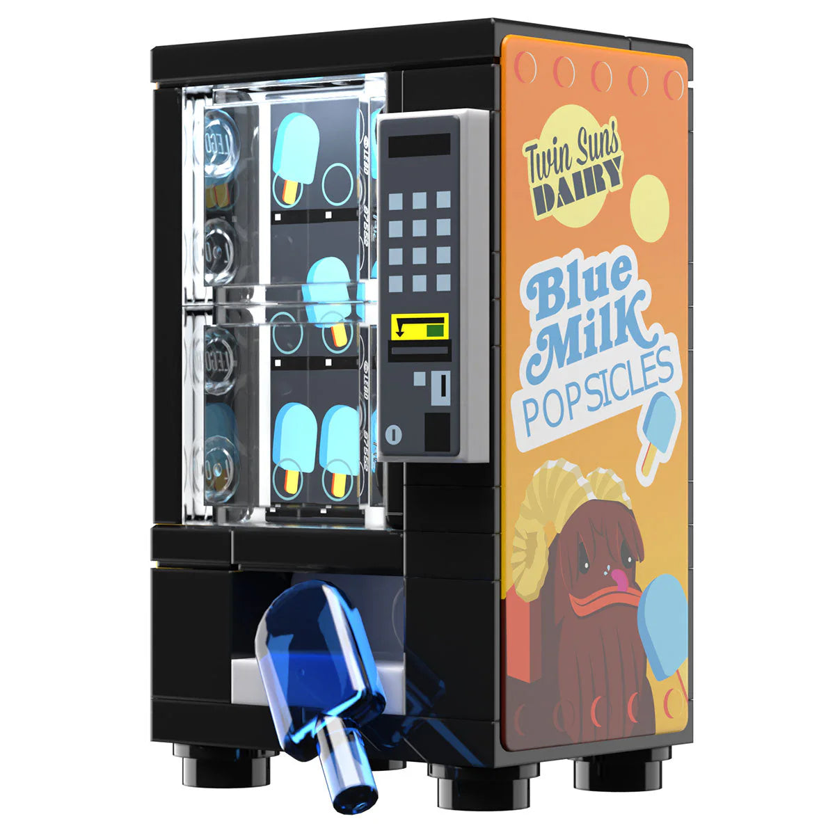 Blue Milk Popsicles Vending Machine