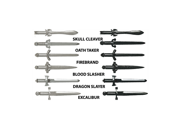 Medieval Sword DUEL COLOR pack