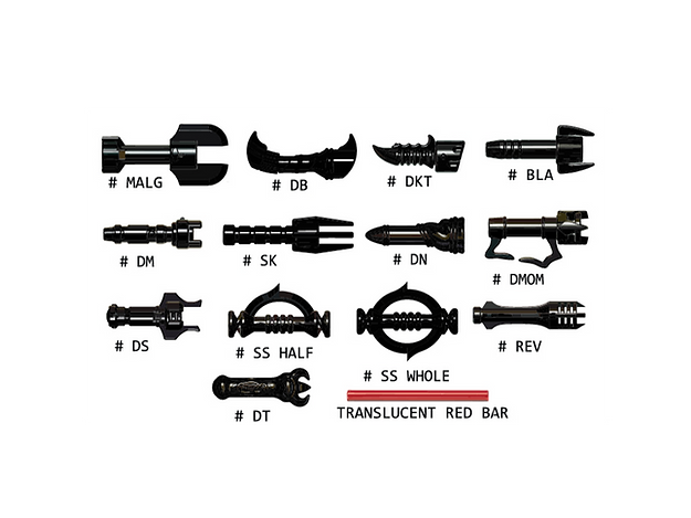 Space Villain BLACK Hilt pack
