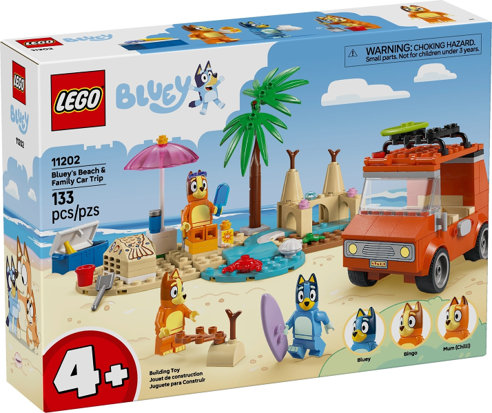 Bluey's Beach and Family Car Trip