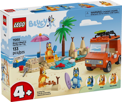 Bluey's Beach and Family Car Trip