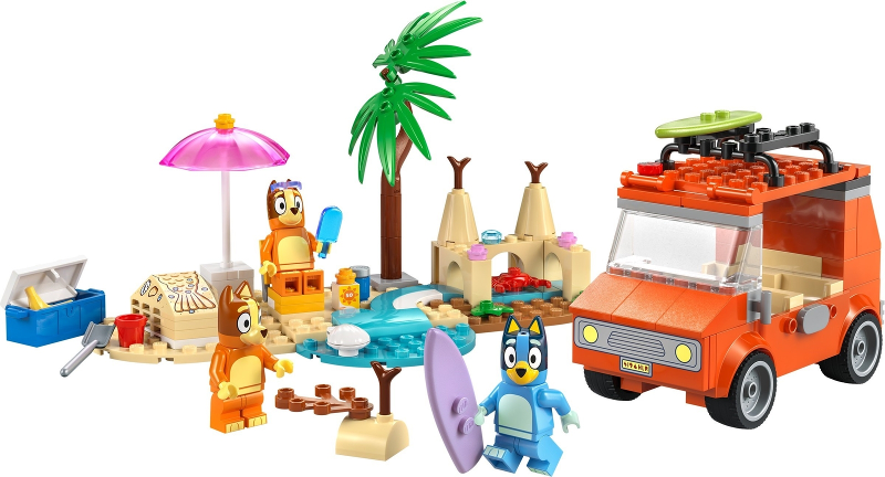 Bluey's Beach and Family Car Trip