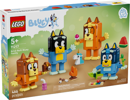 Brick-Built Bluey Family