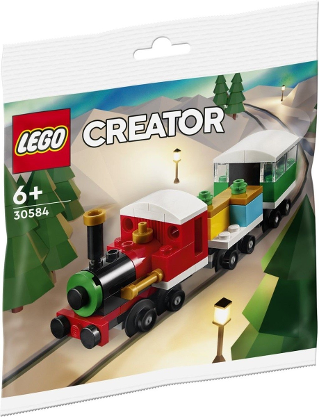 Winter Holiday Train polybag