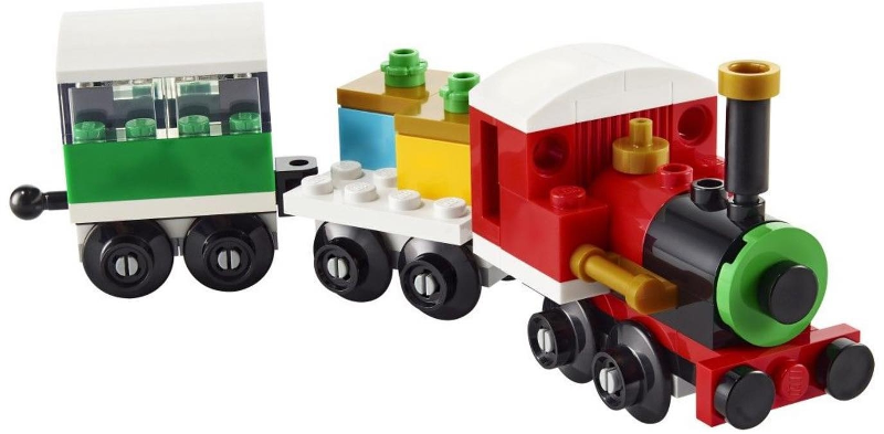 Winter Holiday Train polybag