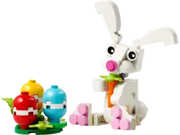 Easter Bunny with Colorful Eggs polybag