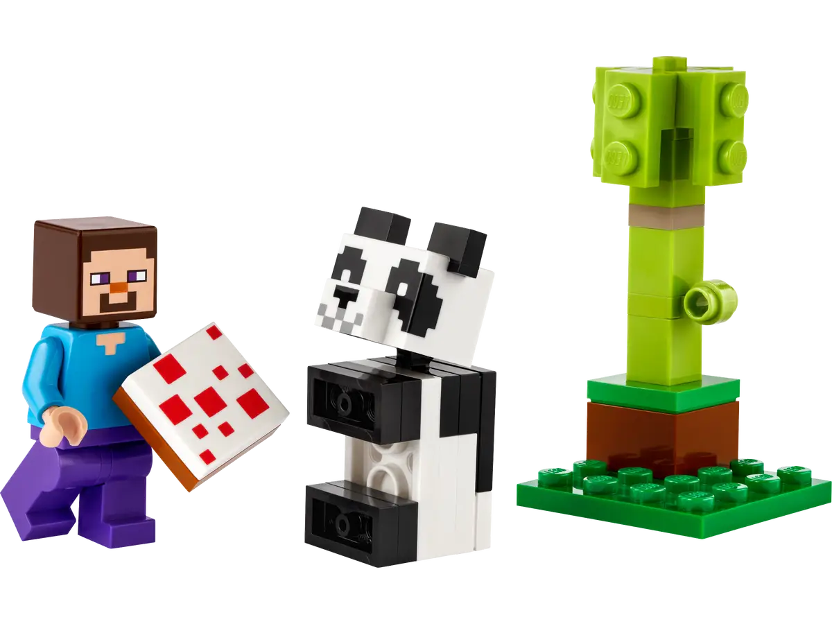 Steve and Baby Panda polybag