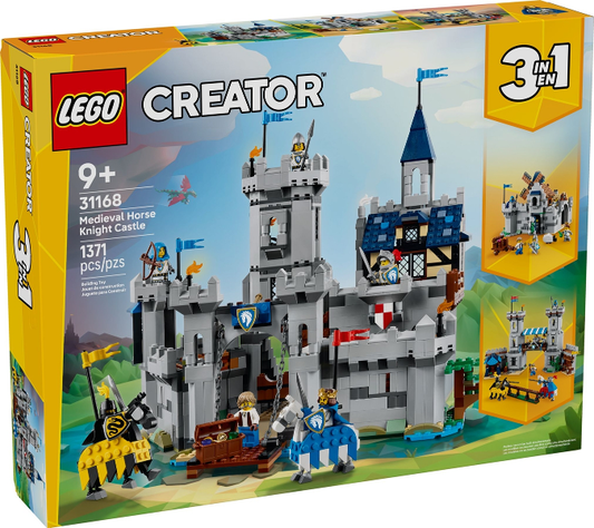 Medieval Horse Knight Castle