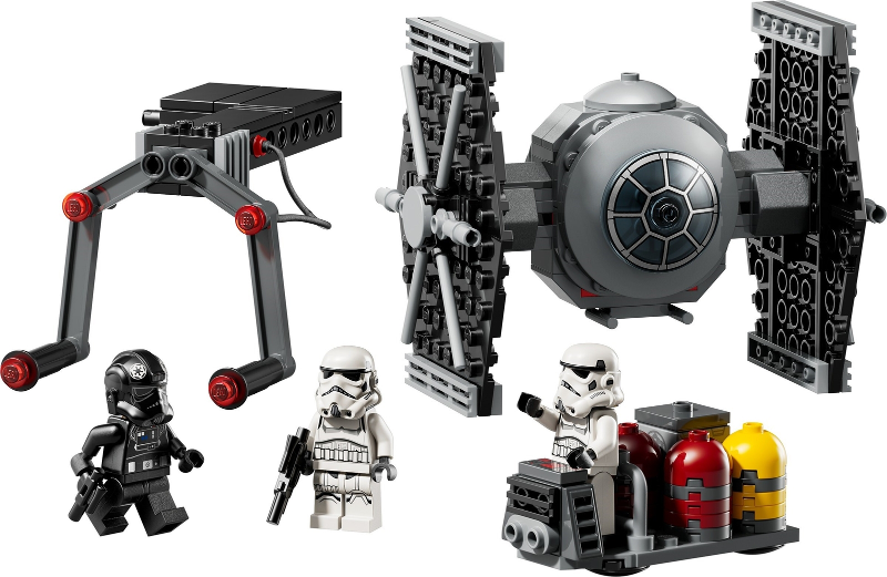 TIE Fighter with Imperial Hangar Rack