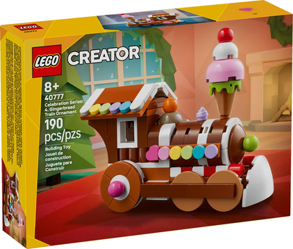 Celebration Series: 4. Gingerbread Train Ornament
