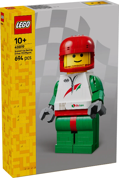 Up Scaled Racing Driver Minifigure