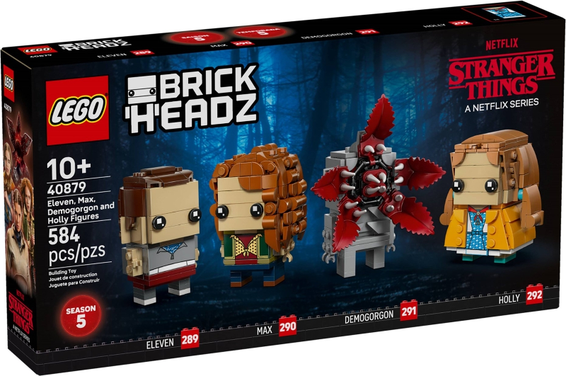 Eleven, Max, Demogorgon and Holly Figures