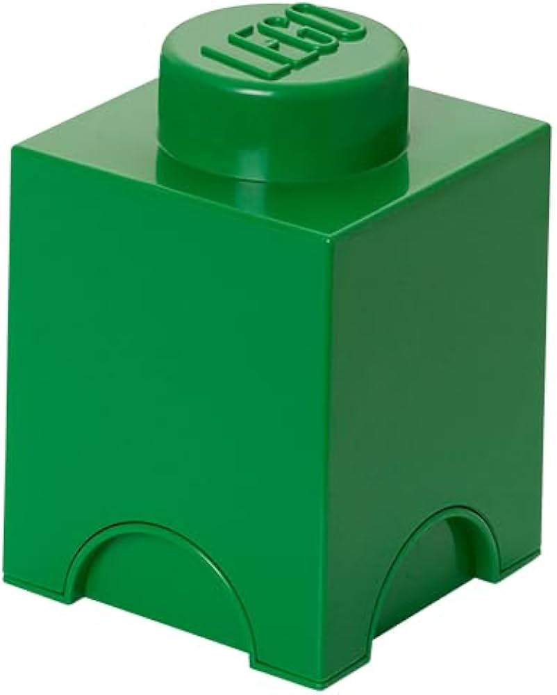 1-Stud Brick Dark Green