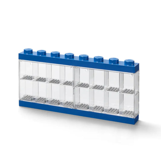 Minifigure Display Case 16 Bright Blue