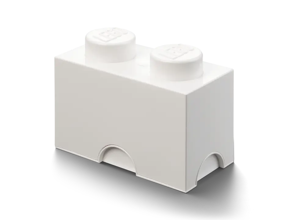 2-Stud Brick White