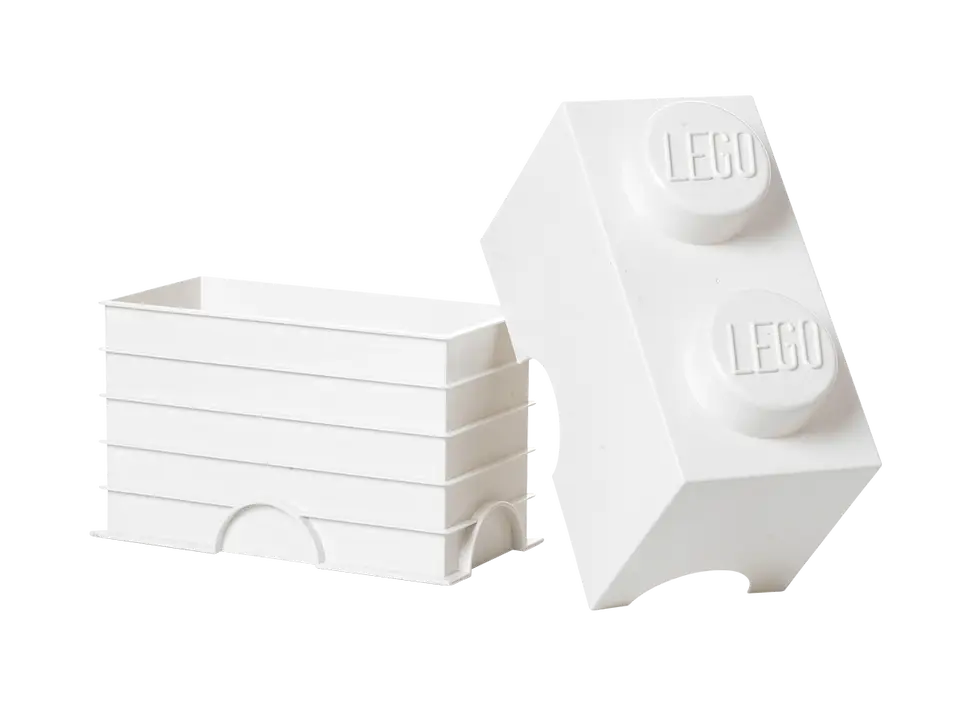 2-Stud Brick White