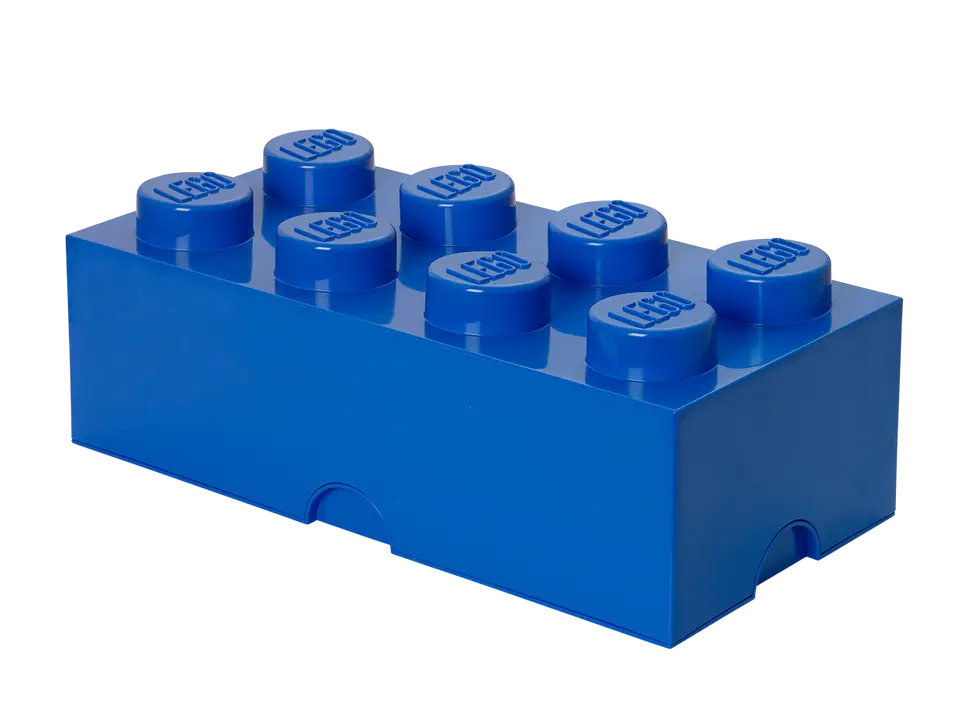8-Stud Brick Blue