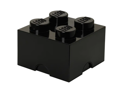 4-Stud Brick Black