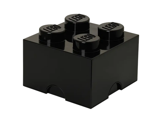 4-Stud Brick Black
