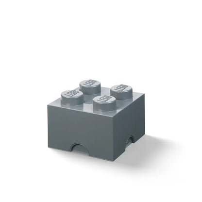4-Stud Brick Dark Stone Grey
