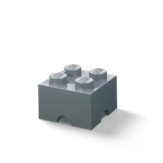 4-Stud Brick Dark Stone Grey