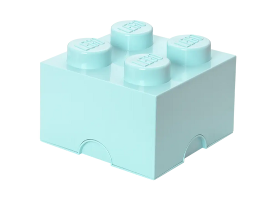 4-Stud Brick Aqua Light Blue