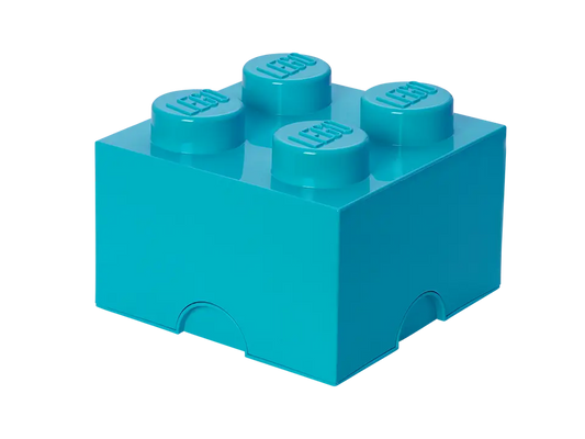 4-Stud Brick Medium Azur