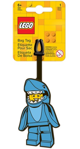 Shark Suit Guy Bag Tag
