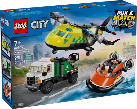 Airplane, Service Truck & Hovercraft Remix