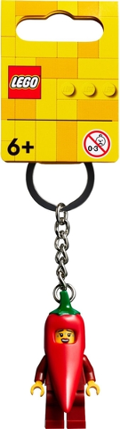 Chili Girl Keychain