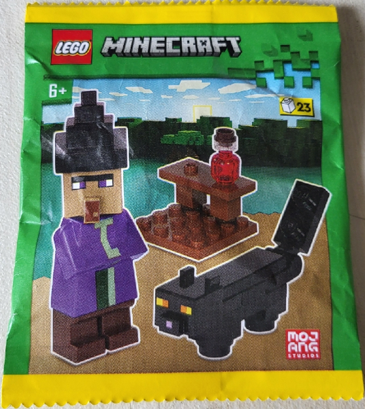 662408 LEGO Minecraft Witch with Black Cat and Potion