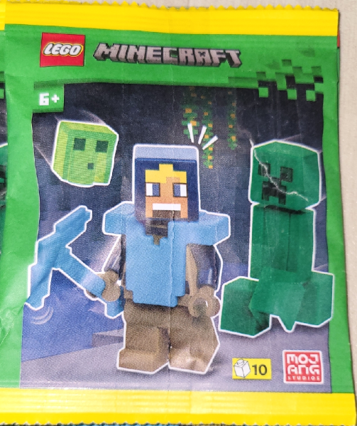 Diamon Hero with Creeper and SLime Paper Polybag