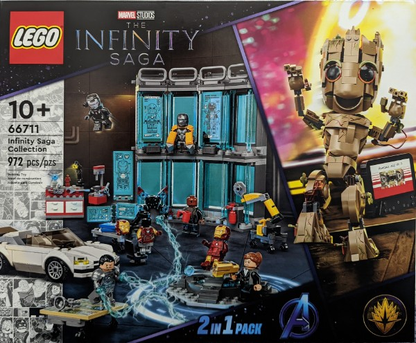 Super Heroes Bundle Pack, Iron Man 2 and Guardians of the Galaxy Vol.2, 2 in 1 Pack (Sets 76216 and 76217) - Infinity Saga Collection