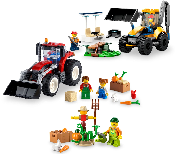 City Bundle Pack- 2 in 1 Combo pack with bonus (Sets 30590 60287 60385) Big Wheel Gift Set