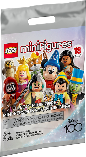 Minifigure, Disney 100 (Complete Random Set of 1 Minifigure)