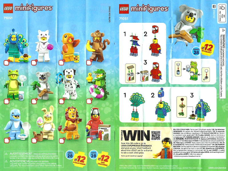 Minifigure, Series 28 (Complete Random Set of 1 Minifigure)