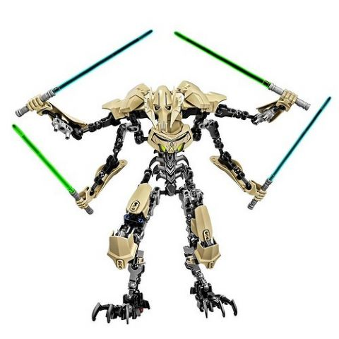 Star Wars Bundle Pack, Battle Pack 2 in 1 Obi-Wan Kenobi and General Grievous