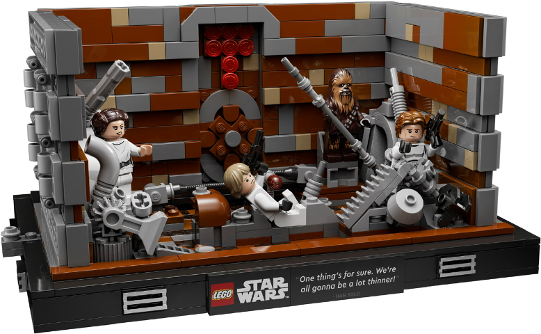 Death Star Trash Compactor Diorama