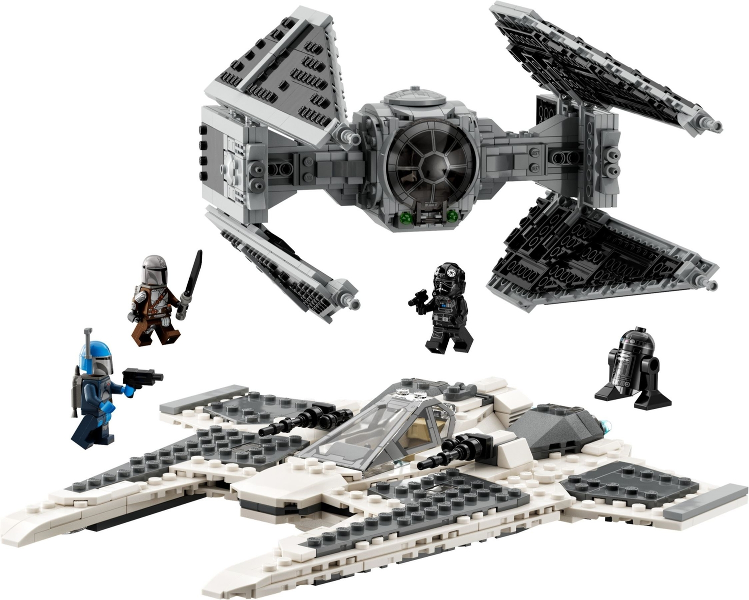 Mandalorian Fang Fighter vs TIE Interceptor