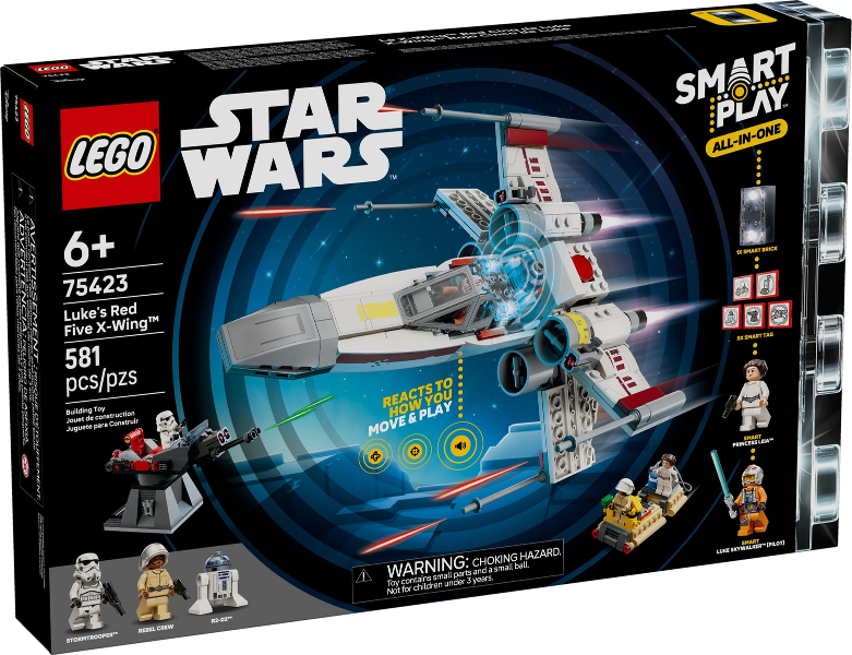 Luke's Red Five X-Wing (Smart Brick)