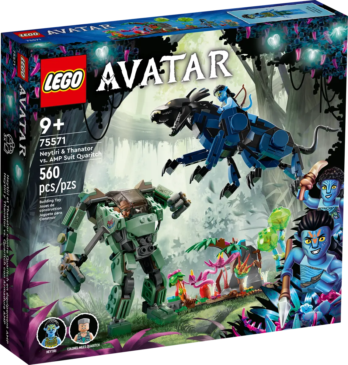 75571 Neytiri & Thanator vs. AMP Suit Quaritch